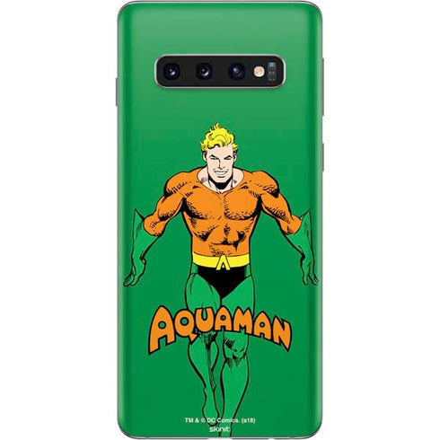 DC Comics Aquaman Classic Art Pose Galaxy S10 Skin
