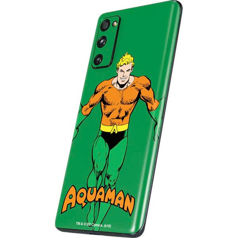 DC Comics Aquaman Classic Art Pose Galaxy S20 Fan Edition Skin