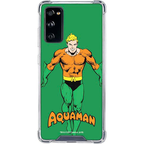 DC Comics Aquaman Classic Art Pose Galaxy S20 FE Clear Case