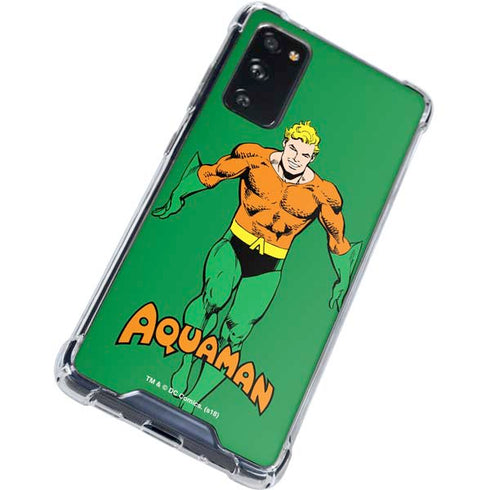 DC Comics Aquaman Classic Art Pose Galaxy S20 FE Clear Case