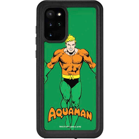 DC Comics Aquaman Classic Art Pose Galaxy S20 Plus Waterproof Case