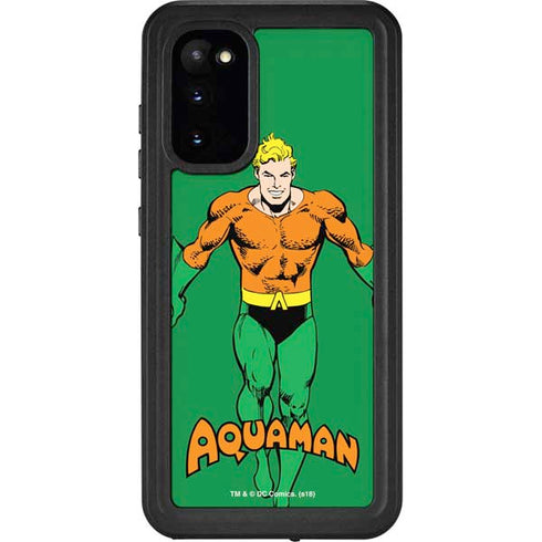 DC Comics Aquaman Classic Art Pose Galaxy S20 Waterproof Case