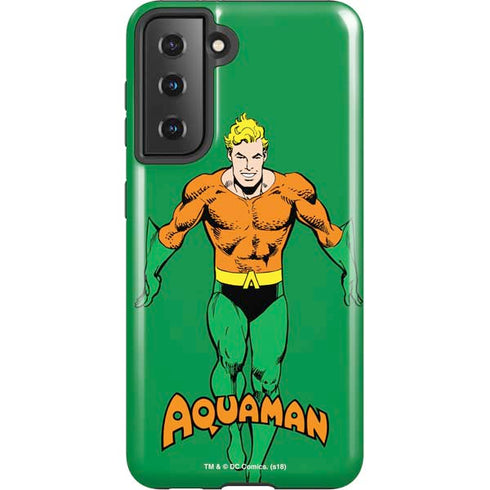 DC Comics Aquaman Classic Art Pose Galaxy S21 5G Pro Case