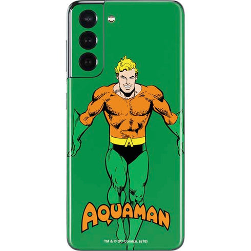 DC Comics Aquaman Classic Art Pose Galaxy S21 5G Skin