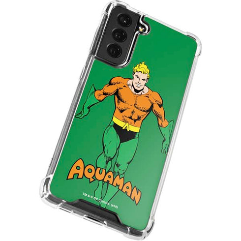 DC Comics Aquaman Classic Art Pose Galaxy S21 FE Clear Case