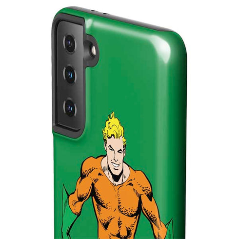 DC Comics Aquaman Classic Art Pose Galaxy S21 Plus 5G Pro Case