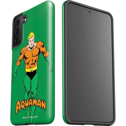 DC Comics Aquaman Classic Art Pose Galaxy S21 Plus 5G Pro Case