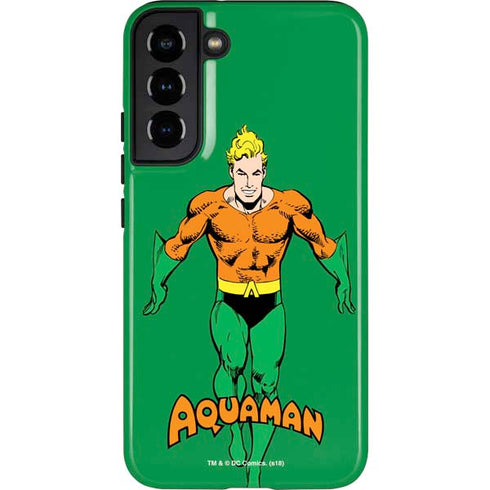 DC Comics Aquaman Classic Art Pose Galaxy S22 Plus Pro Case