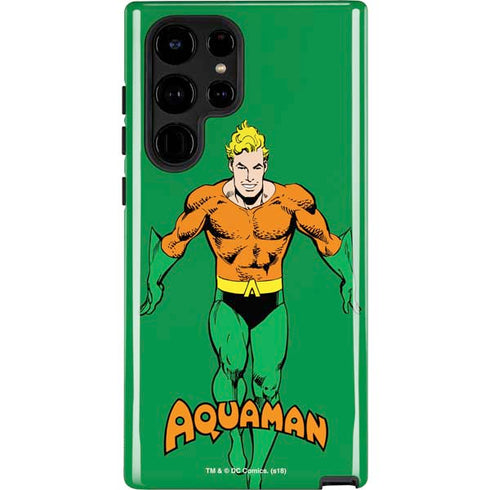 DC Comics Aquaman Classic Art Pose Galaxy S22 Ultra Pro Case