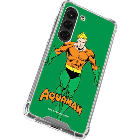 DC Comics Aquaman Classic Art Pose Galaxy S23 Clear Case
