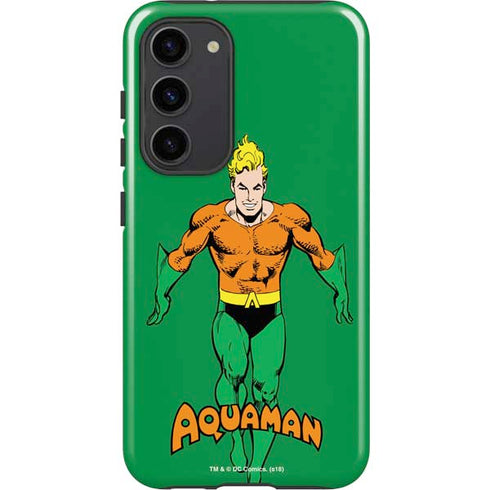 DC Comics Aquaman Classic Art Pose Galaxy S23 Plus Pro Case