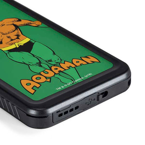 DC Comics Aquaman Classic Art Pose Galaxy S23 Plus Waterproof Case
