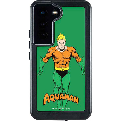 DC Comics Aquaman Classic Art Pose Galaxy S23 Waterproof Case