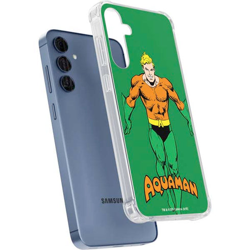DC Comics Aquaman Classic Art Pose Galaxy S24 Clear Case