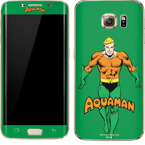 DC Comics Aquaman Classic Art Pose Galaxy S7 Edge Skin