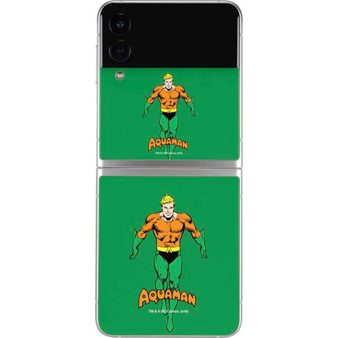 DC Comics Aquaman Classic Art Pose Galaxy Z Flip3 5G Skin