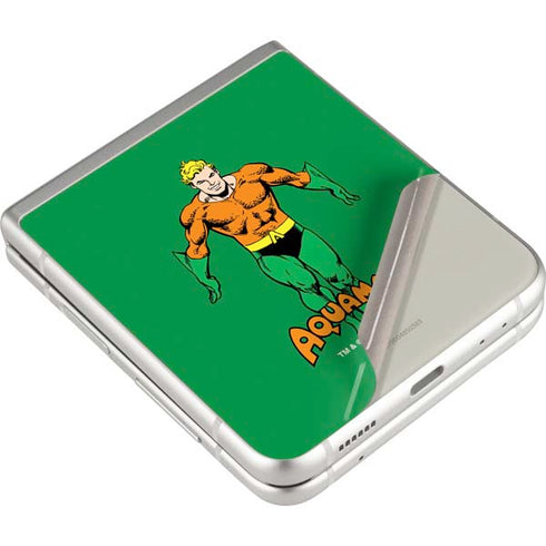 DC Comics Aquaman Classic Art Pose Galaxy Z Flip3 5G Skin