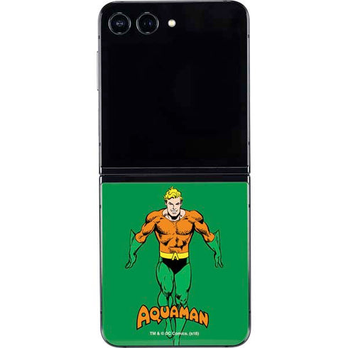 DC Comics Aquaman Classic Art Pose Galaxy Z Flip5 5G Skin
