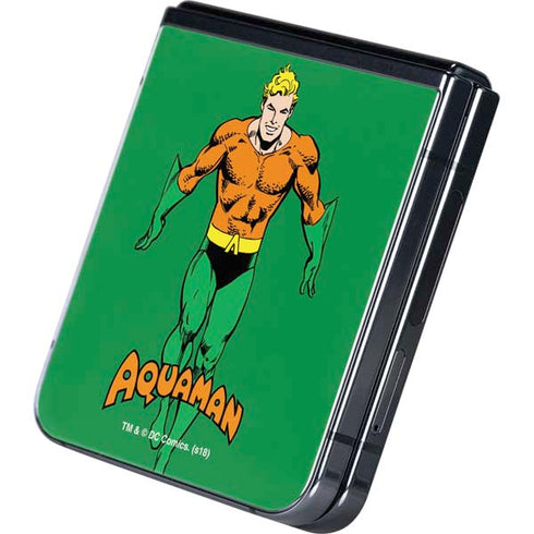 DC Comics Aquaman Classic Art Pose Galaxy Z Flip5 5G Skin