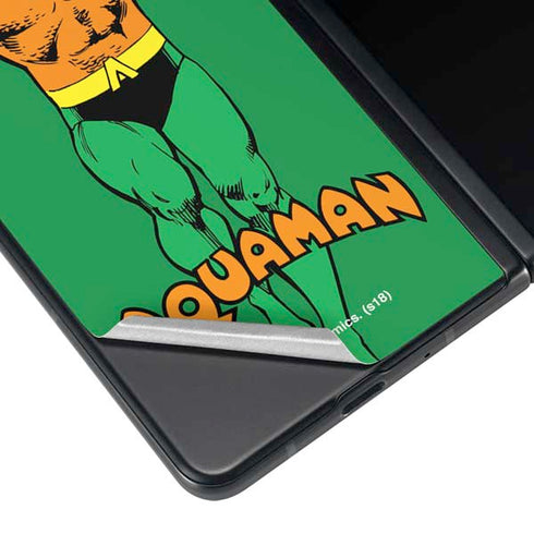 DC Comics Aquaman Classic Art Pose Galaxy Z Fold4 5G Skin