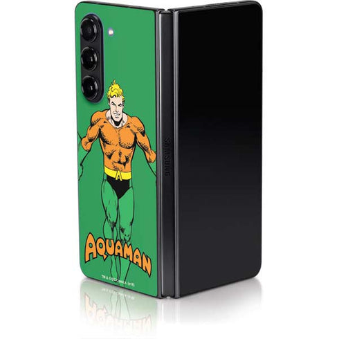 DC Comics Aquaman Classic Art Pose Galaxy Z Fold5 5G Skin