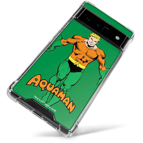 DC Comics Aquaman Classic Art Pose Google Pixel 6 Clear Case