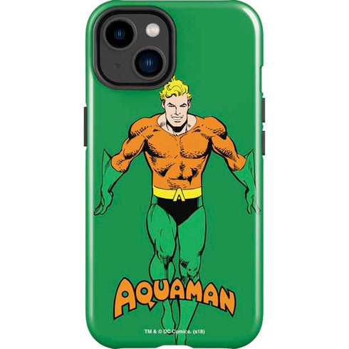 DC Comics Aquaman Classic Art Pose iPhone 14 Plus Impact Case