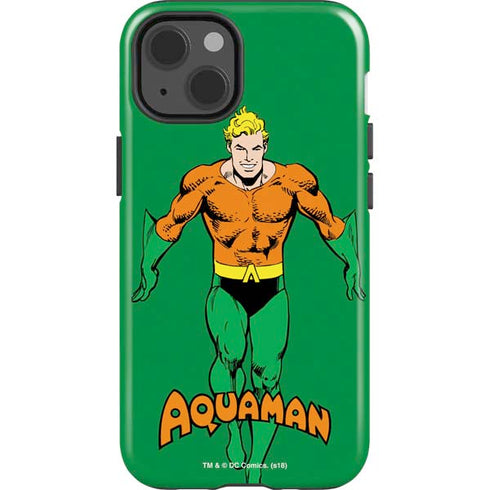 DC Comics Aquaman Classic Art Pose iPhone 15 Impact Case