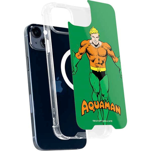 DC Comics Aquaman Classic Art Pose iPhone 14 Plus MagSafe Case