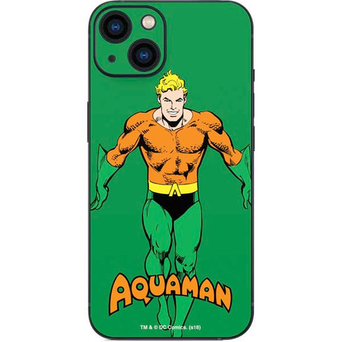 DC Comics Aquaman Classic Art Pose iPhone 15 Plus Skin