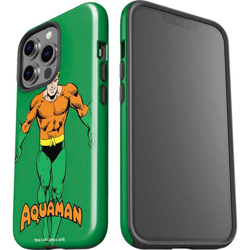DC Comics Aquaman Classic Art Pose iPhone 15 Pro Impact Case