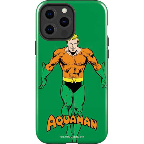 DC Comics Aquaman Classic Art Pose iPhone 15 Pro Max Impact Case
