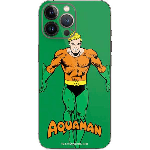DC Comics Aquaman Classic Art Pose iPhone 14 Pro Max Skin