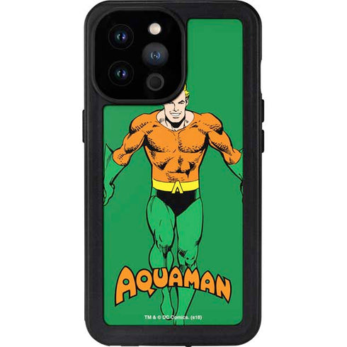 DC Comics Aquaman Classic Art Pose iPhone 14 Pro Max Waterproof Case