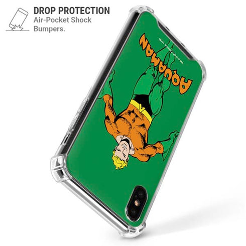 DC Comics Aquaman Classic Art Pose iPhone XS Max Clear Case