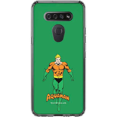 DC Comics Aquaman Classic Art Pose LG K51/Q51 Clear Case