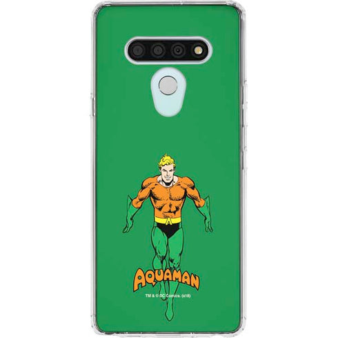 DC Comics Aquaman Classic Art Pose LG Stylo 6 Clear Case