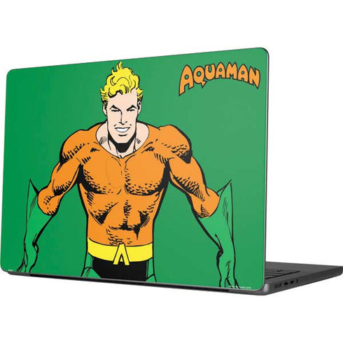 DC Comics Aquaman Classic Art Pose MacBook Pro 14in (2021-24) Skin