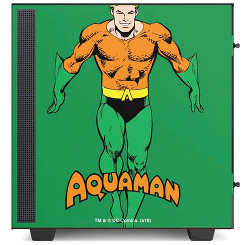 DC Comics Aquaman Classic Art Pose NZXT H510 Compact ATX Mid-Tower Case Skin