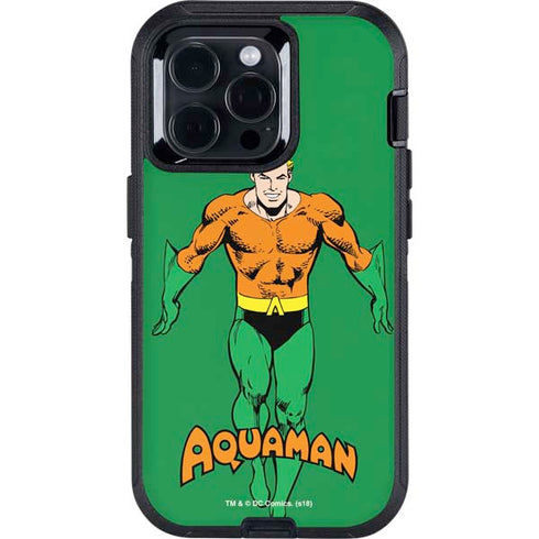 DC Comics Aquaman Classic Art Pose Otterbox Defender iPhone Skin