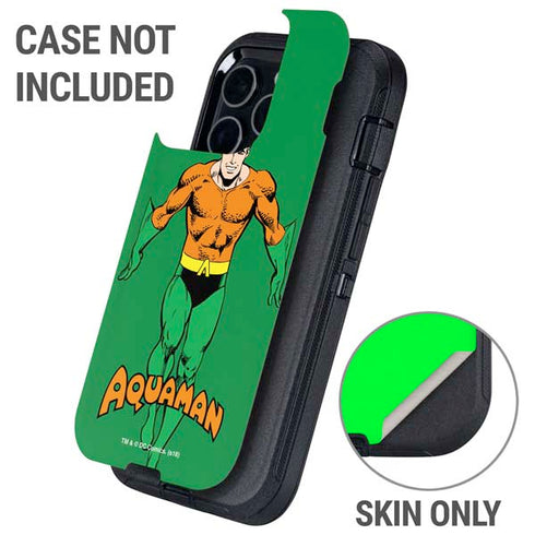 DC Comics Aquaman Classic Art Pose Otterbox Defender iPhone Skin