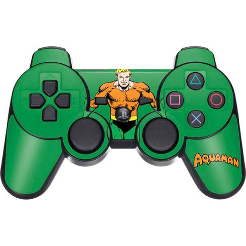 DC Comics Aquaman Classic Art Pose PS3 Dual Shock wireless controller Skin