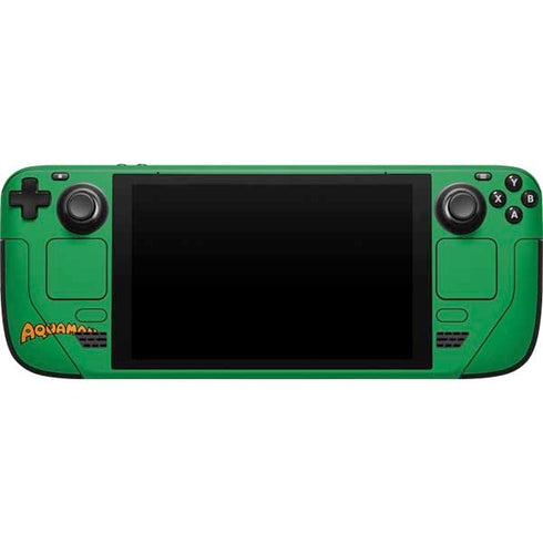 DC Comics Aquaman Classic Art Pose Steam Deck Handheld Gaming Computer Skin