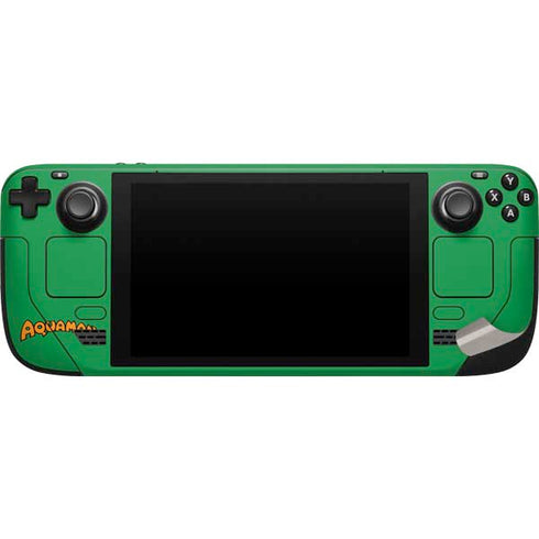 DC Comics Aquaman Classic Art Pose Steam Deck Handheld Gaming Computer Skin