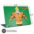 DC Comics Aquaman Classic Art Pose Universal Laptop 11in (8.8 x 6.2in) Skin