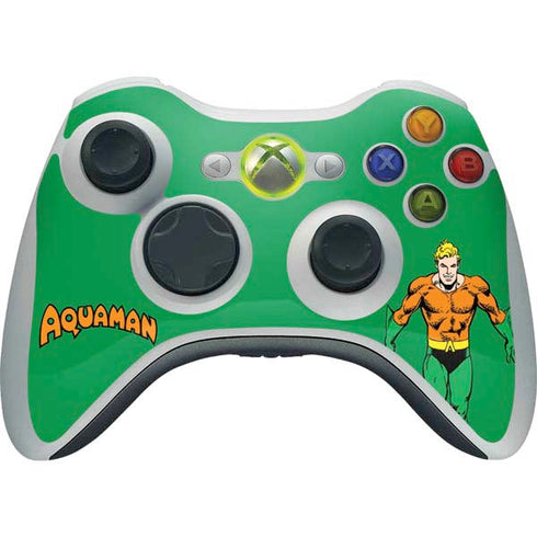 DC Comics Aquaman Classic Art Pose Xbox 360 Wireless Controller Skin