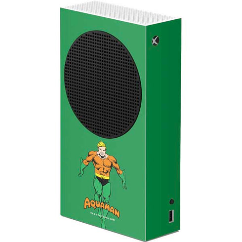 DC Comics Aquaman Classic Art Pose Xbox Series S Console Skin