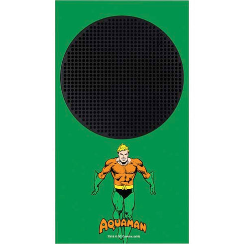 DC Comics Aquaman Classic Art Pose Xbox Series S Console Skin