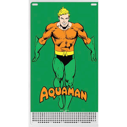 DC Comics Aquaman Classic Art Pose Xbox Series S Console Skin