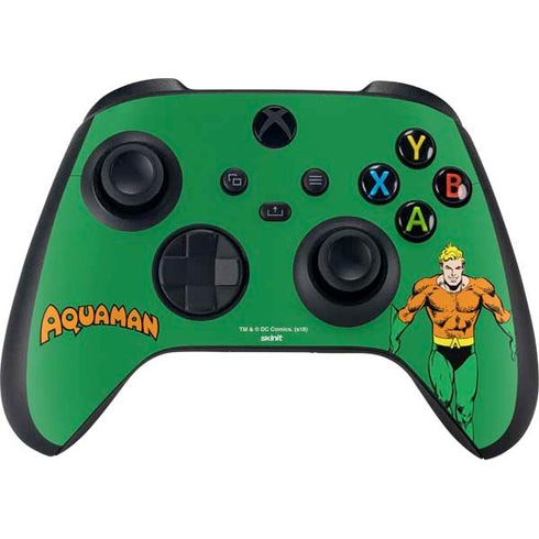 DC Comics Aquaman Classic Art Pose Xbox Series X Controller Skin